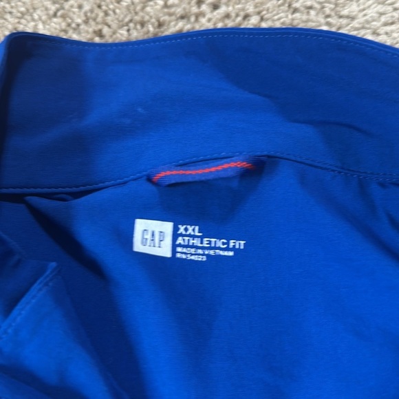 Gap Dry Blue Quarter Zip Pullover XXL NWT - Picture 2 of 6
